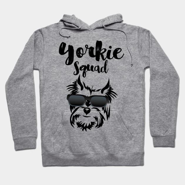 Yorkie Squad Cute Yorkshire Terrier Hoodie by ScottsRed